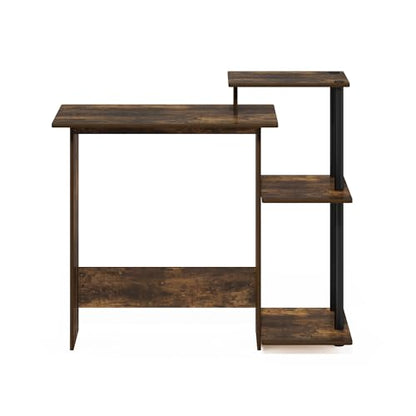 Computer Desk with Side Shelves for Home Office & Gaming Setup
