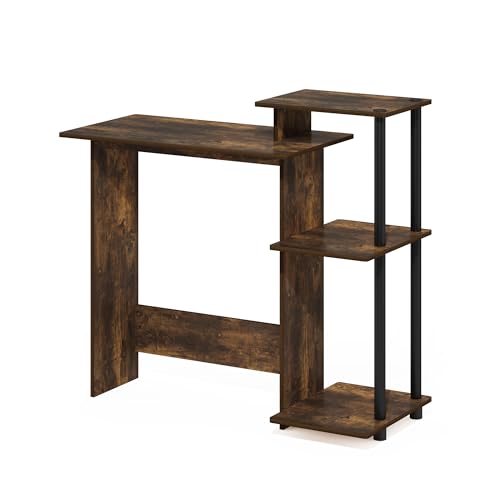 Computer Desk with Side Shelves for Home Office & Gaming Setup