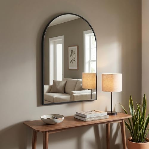 BEAUTYPEAK Arch Bathroom Wall Mirror