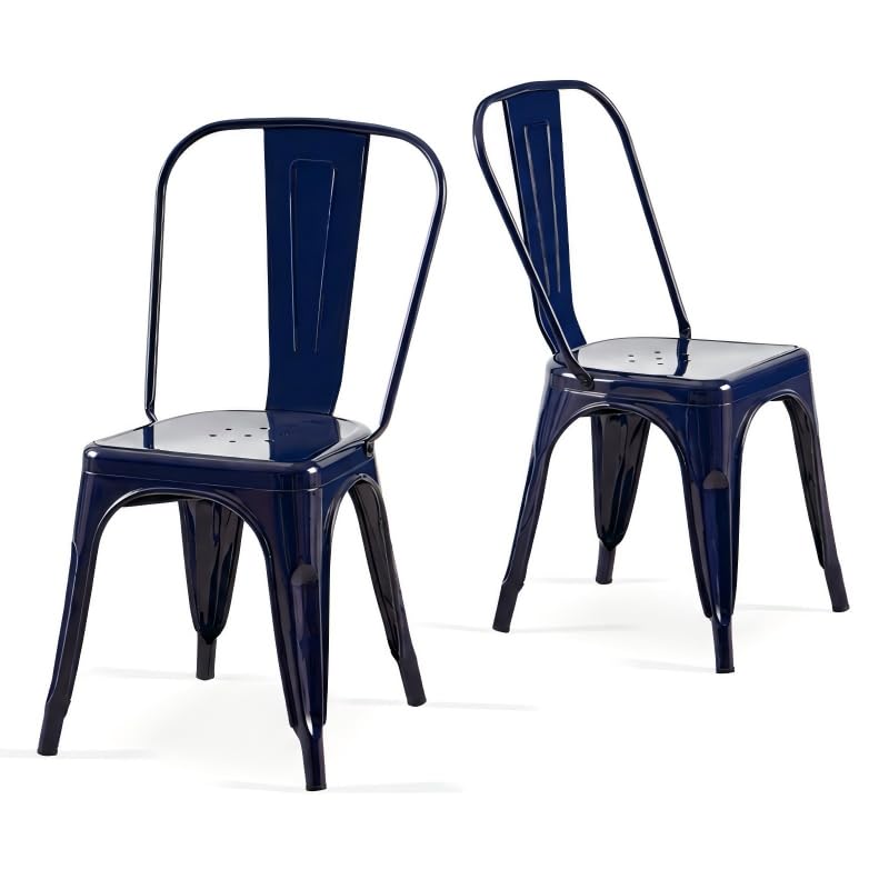 SOLEGGIATA Metal Dining Chairs Set