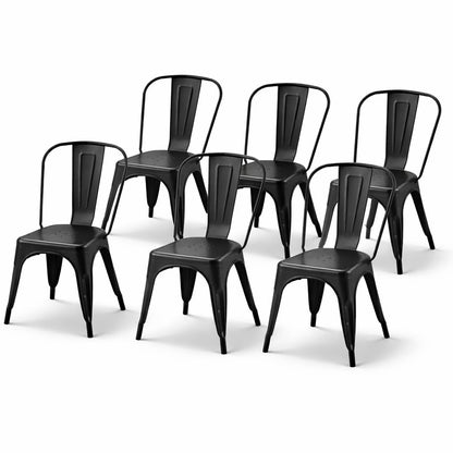 SOLEGGIATA Metal Dining Chairs Set