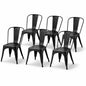 SOLEGGIATA Metal Dining Chairs Set