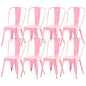 SOLEGGIATA Metal Dining Chairs Set