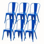 SOLEGGIATA Metal Dining Chairs Set