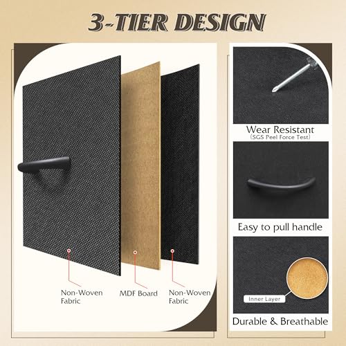 WLIVE Dresser for Bedroom with 5 Drawers