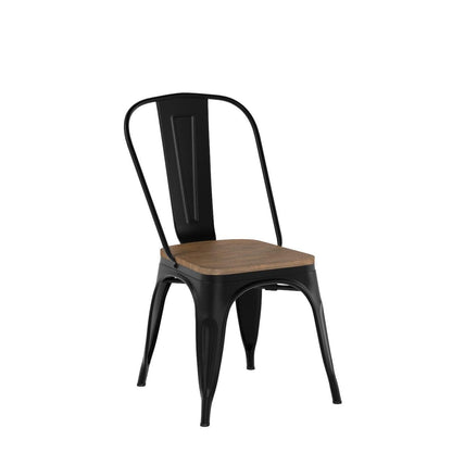 Yaheetech ClassicDining Chair Wood Metal Metal Adult