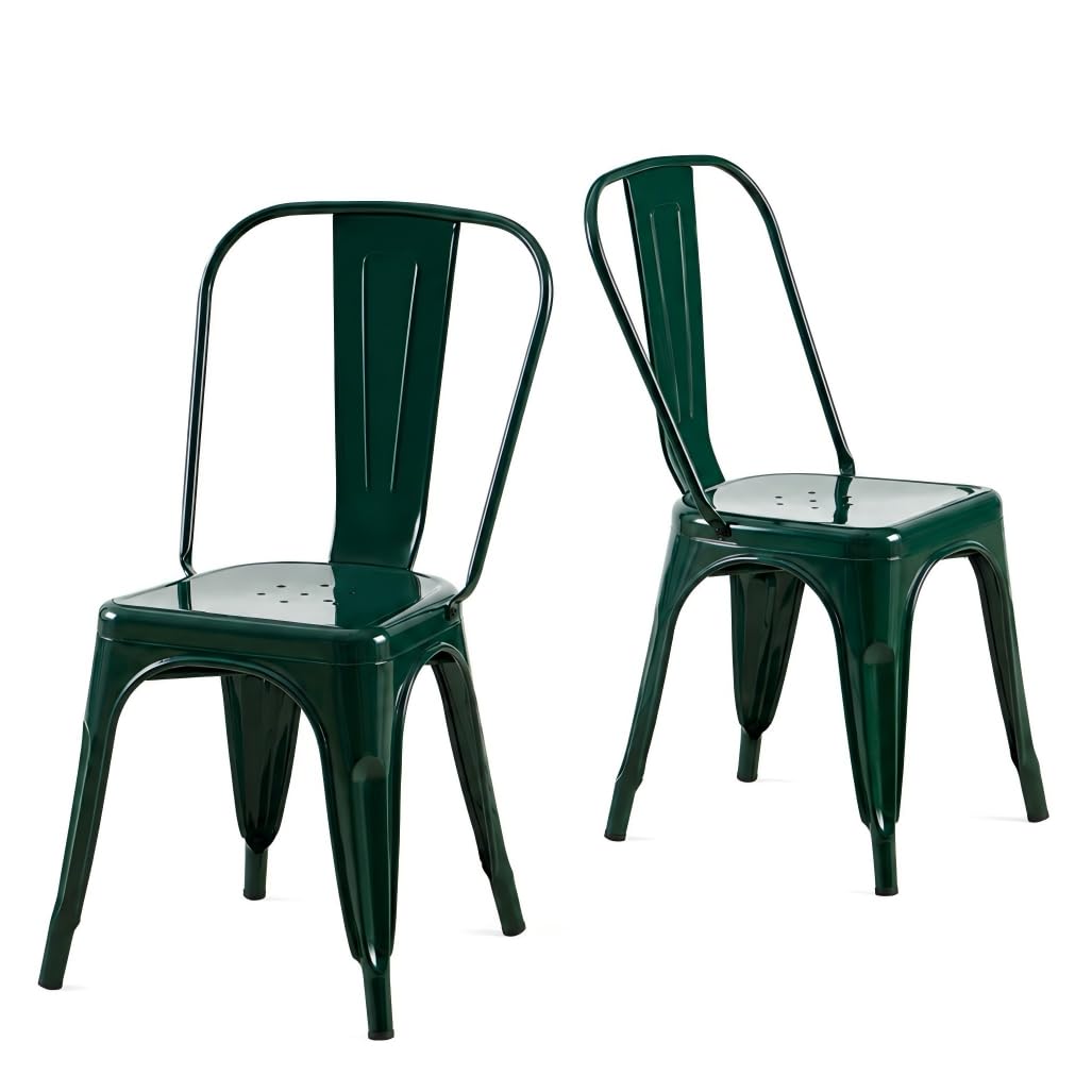 SOLEGGIATA Metal Dining Chairs Set