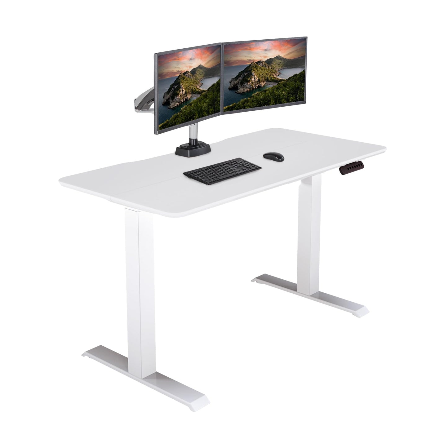 Vari Essential Electric Standing Desk for Home Office – 48x24 - White