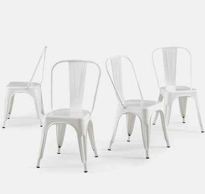SOLEGGIATA Metal Dining Chairs Set
