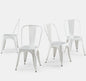 SOLEGGIATA Metal Dining Chairs Set