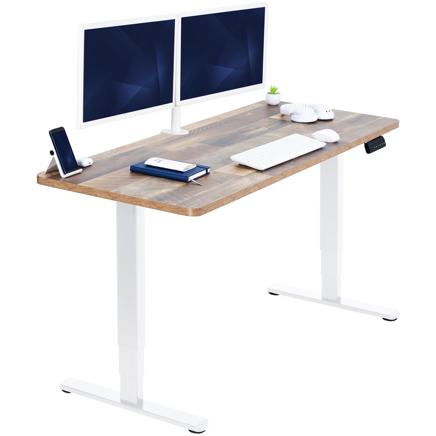 71" x 30" Electric Desk with Touch Screen Memory Controller