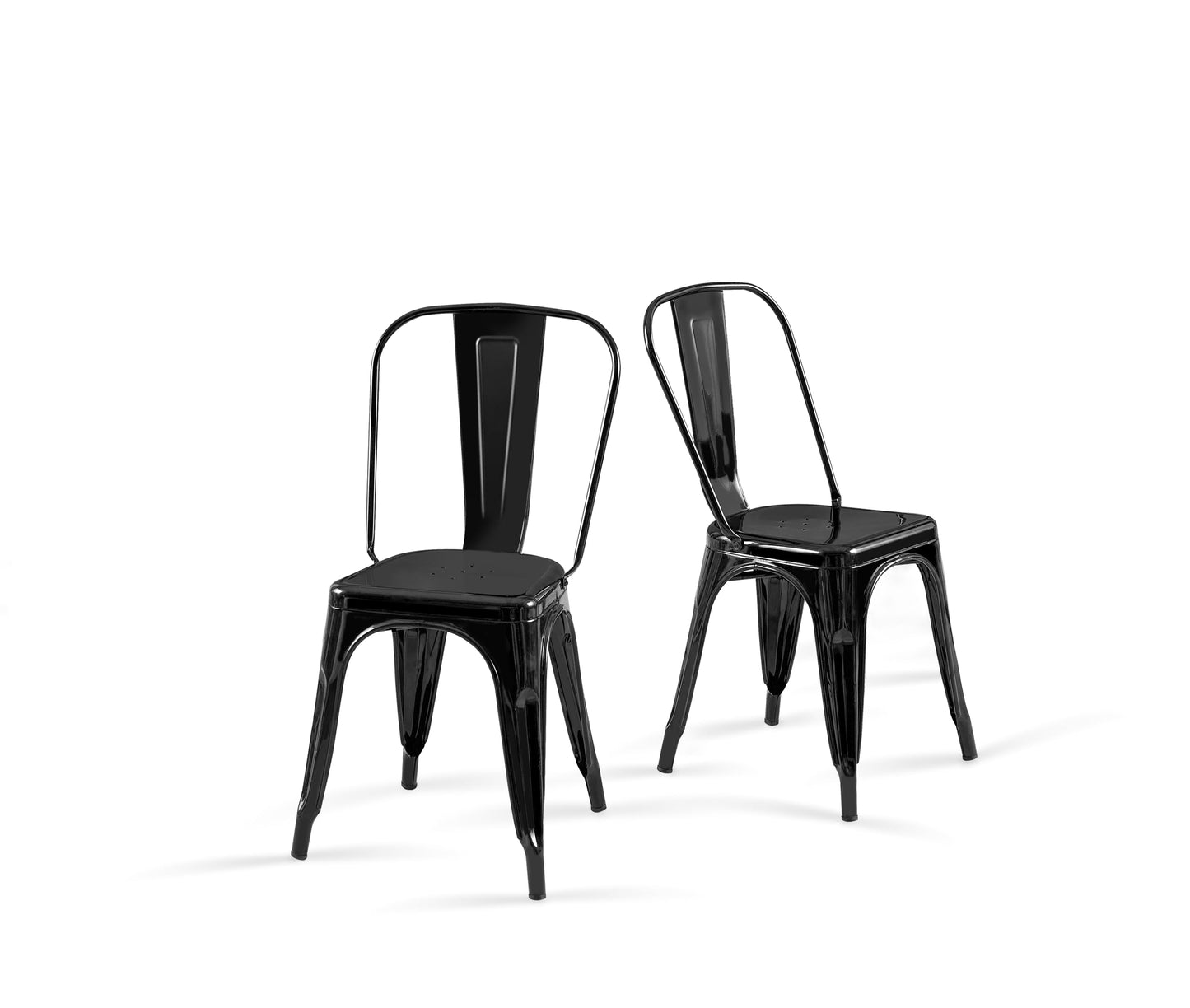 SOLEGGIATA Metal Dining Chairs Set