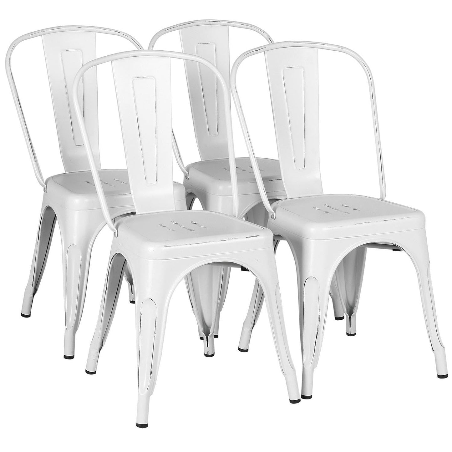 Yaheetech ClassicDining Chair Wood Metal Metal Adult