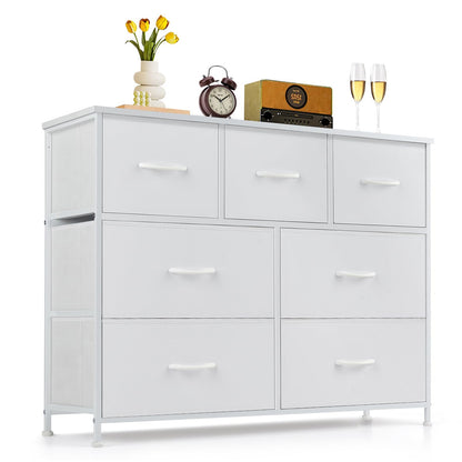 SageNest Dresser for Bedroom, Anti-Tip Tall Storage Organizer