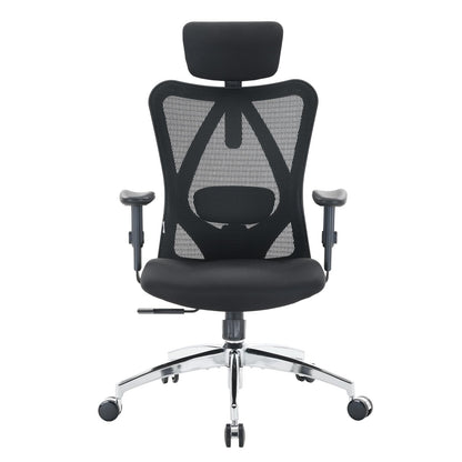 Ergonomic Mesh Office Chair with Adjustable Lumbar Support & Headrest