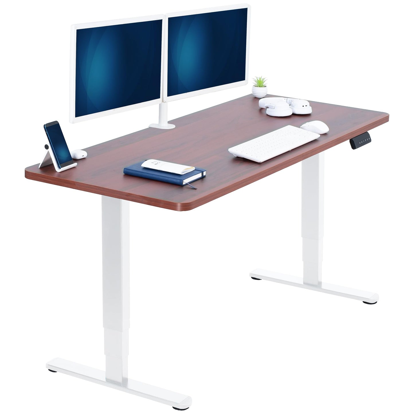 71" x 30" Electric Desk with Touch Screen Memory Controller