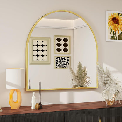 BEAUTYPEAK Arch Bathroom Wall Mirror