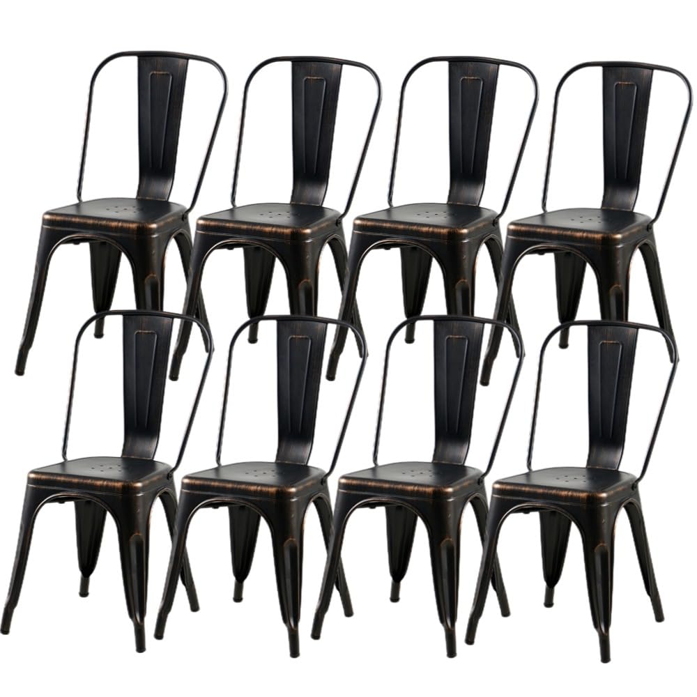 SOLEGGIATA Metal Dining Chairs Set