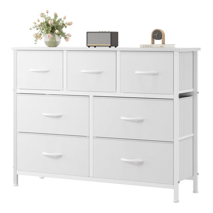 OLIXIS Dresser for Bedroom with 7 Fabric Drawers Storage Organizer