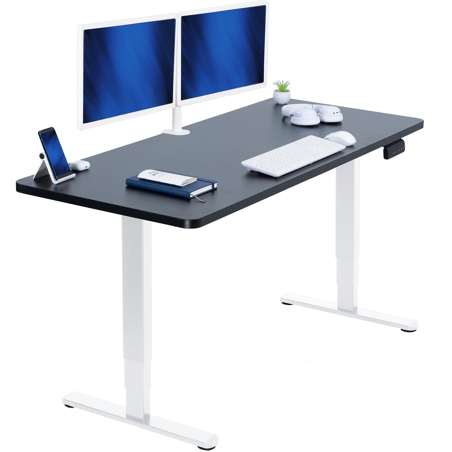71" x 30" Electric Desk with Touch Screen Memory Controller