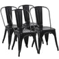 Yaheetech ClassicDining Chair Wood Metal Metal Adult