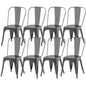 SOLEGGIATA Metal Dining Chairs Set