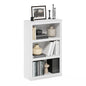 Tiered Wood Bookshelf with Open Storage Shelves for Home & Office