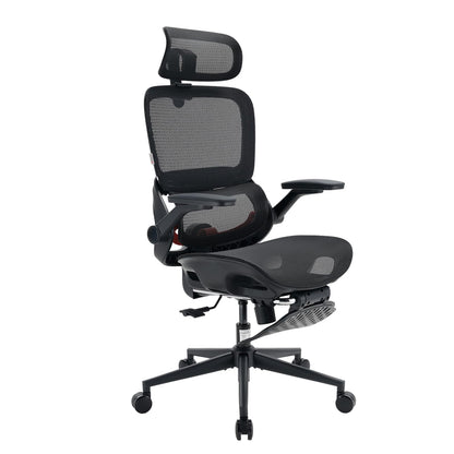 Ergonomic Mesh Office Chair with Adjustable Lumbar Support & Headrest