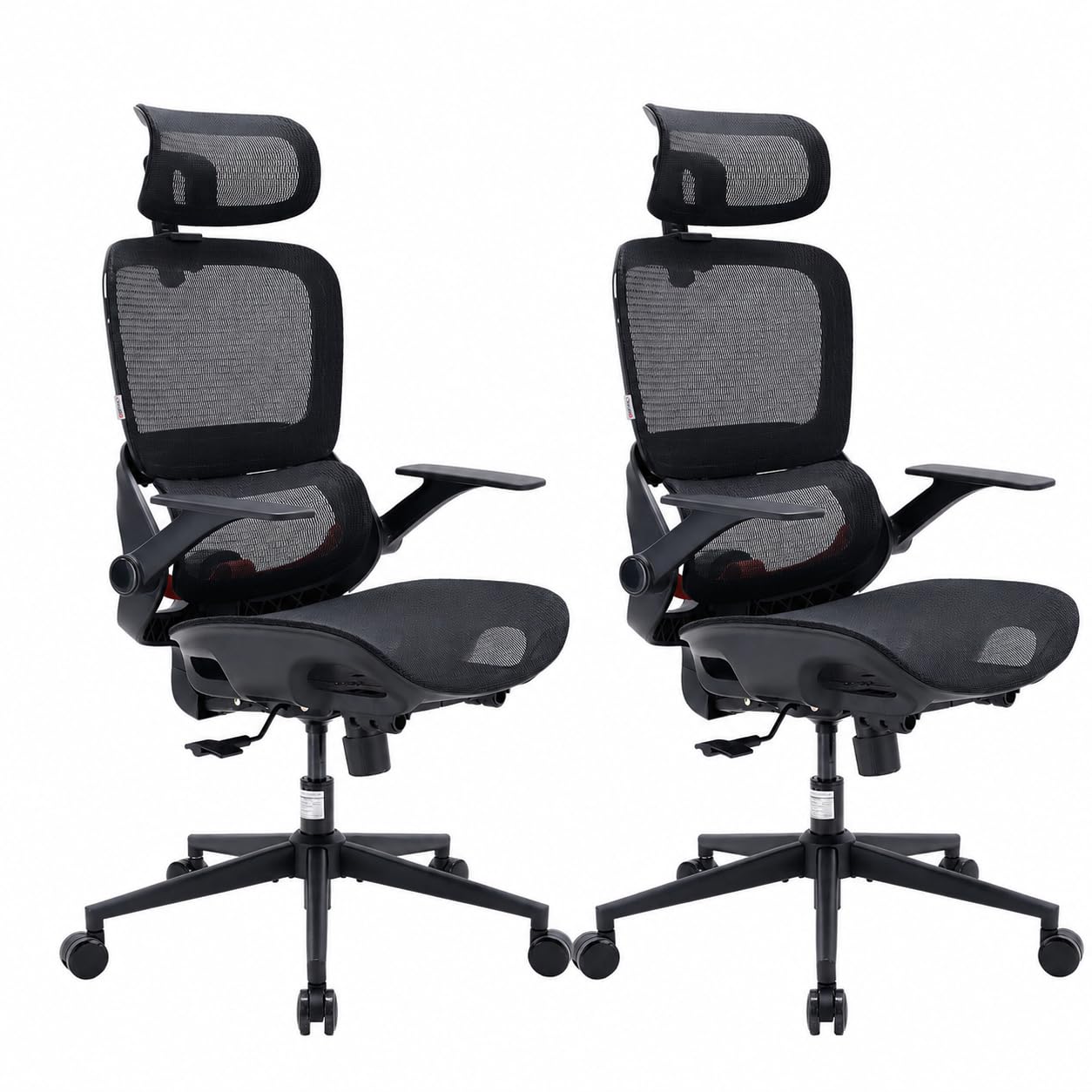 Ergonomic Mesh Office Chair with Adjustable Lumbar Support & Headrest