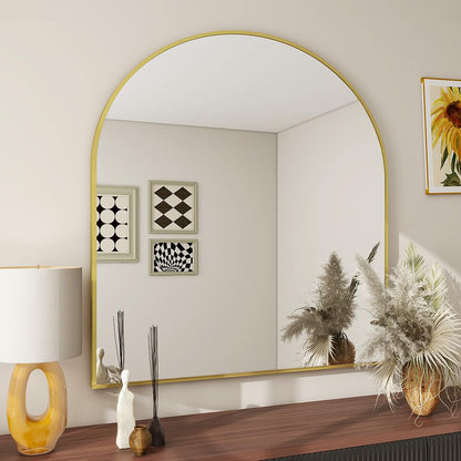 BEAUTYPEAK Arch Bathroom Wall Mirror