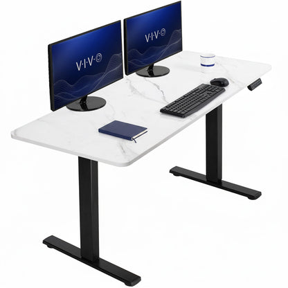 VIVO Electric Standing Desk Workstation, Memory Controller Height Adjustment, 1B Series
