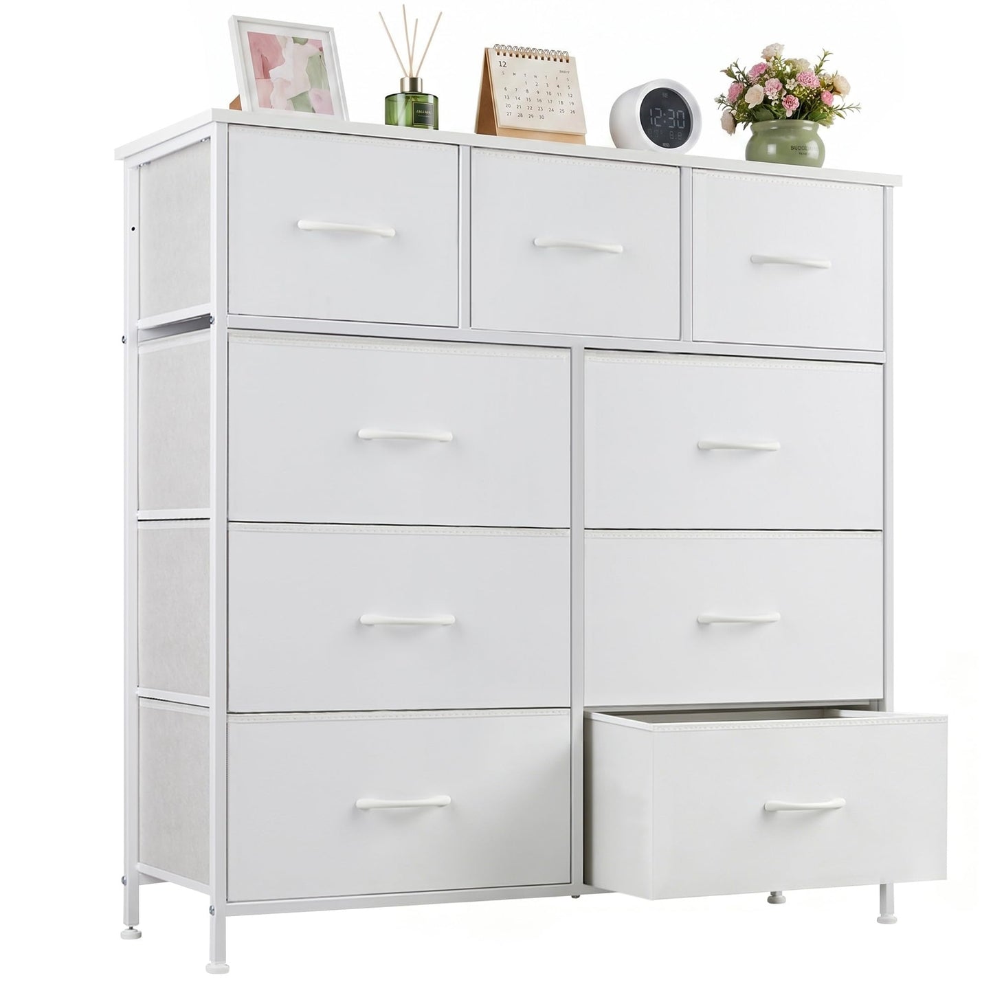 SageNest Dresser for Bedroom, Anti-Tip Tall Storage Organizer