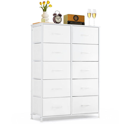 SageNest Dresser for Bedroom, Anti-Tip Tall Storage Organizer