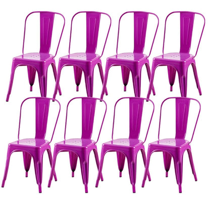 SOLEGGIATA Metal Dining Chairs Set