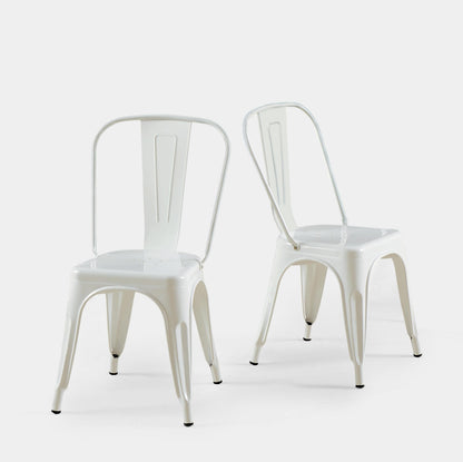 SOLEGGIATA Metal Dining Chairs Set