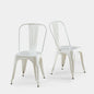SOLEGGIATA Metal Dining Chairs Set