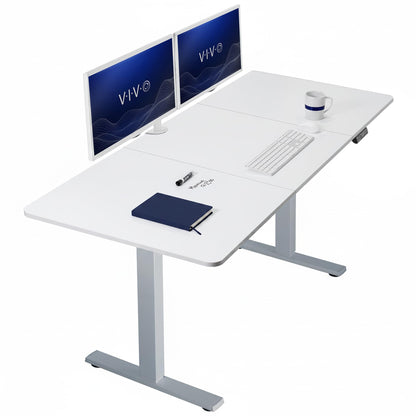 VIVO Electric Standing Desk Workstation, Memory Controller Height Adjustment, 1B Series