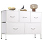 WLIVE Dresser for Bedroom with 5 Drawers