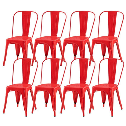 SOLEGGIATA Metal Dining Chairs Set
