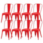 SOLEGGIATA Metal Dining Chairs Set