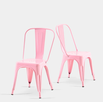 SOLEGGIATA Metal Dining Chairs Set