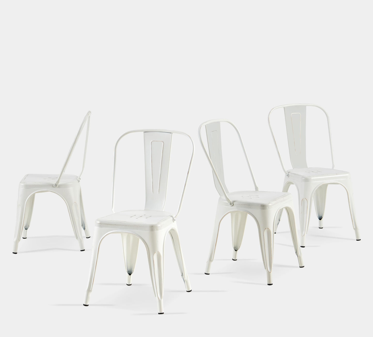 SOLEGGIATA Metal Dining Chairs Set