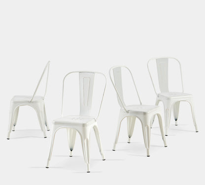 SOLEGGIATA Metal Dining Chairs Set