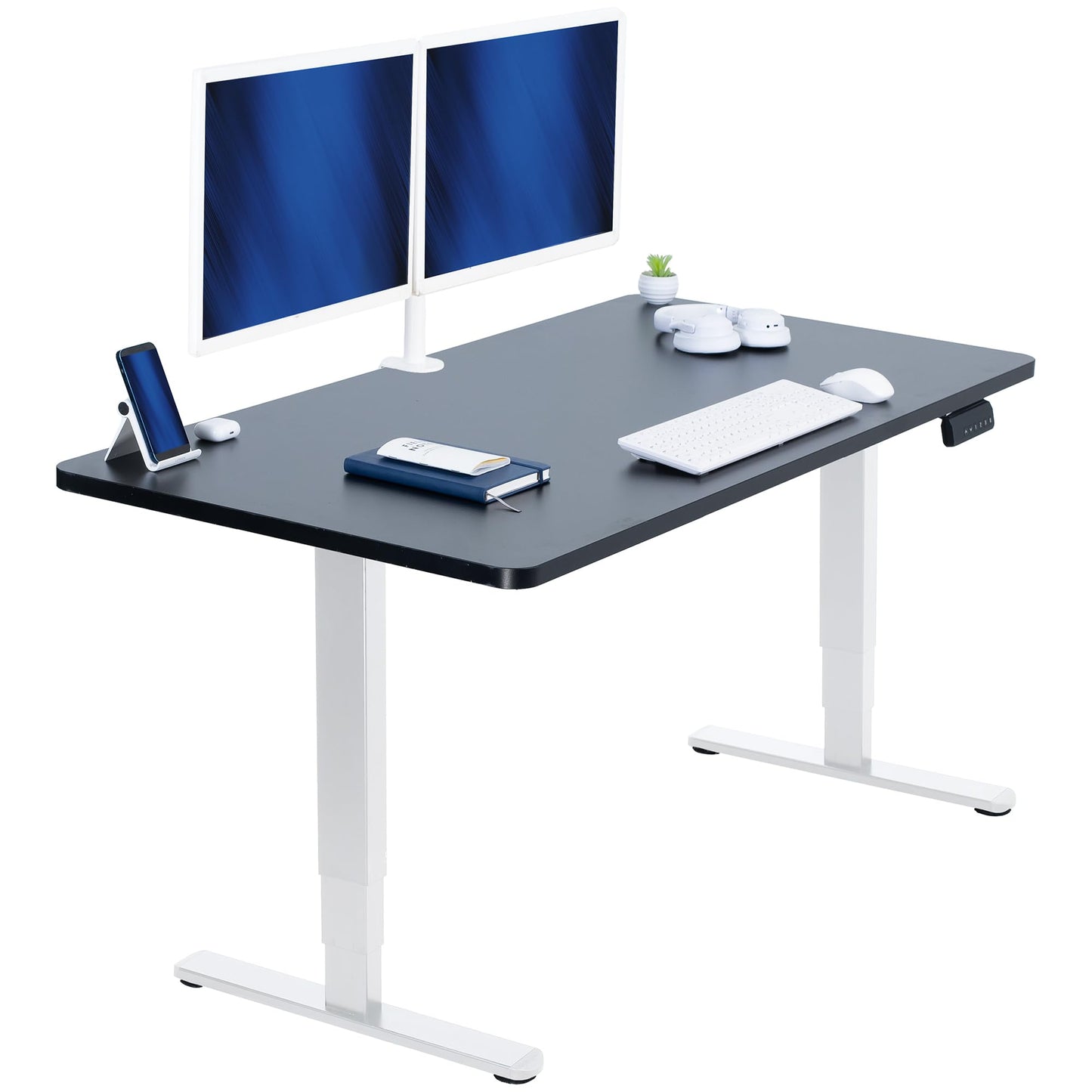 71" x 30" Electric Desk with Touch Screen Memory Controller