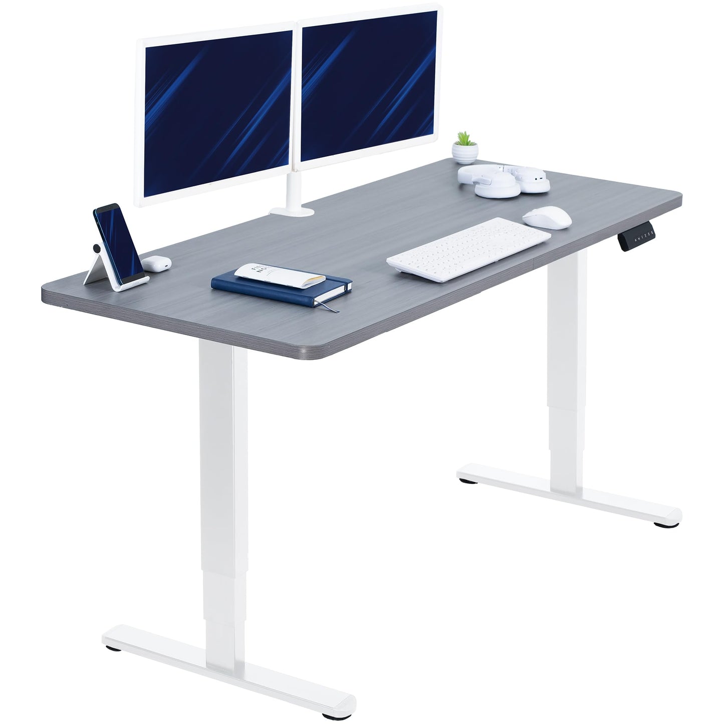 71" x 30" Electric Desk with Touch Screen Memory Controller