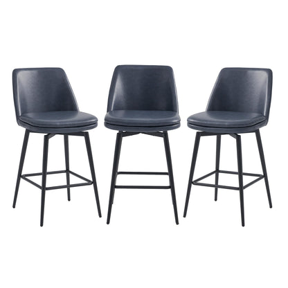 CHITA Swivel Counter and Bar Stools