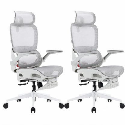 Ergonomic Mesh Office Chair with Adjustable Lumbar Support & Headrest