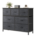 7 Drawer Fabric Dresser with Storage Bins and Steel Frame for Bedroom & Closet