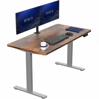VIVO Electric Standing Desk Workstation, Memory Controller Height Adjustment, 1B Series