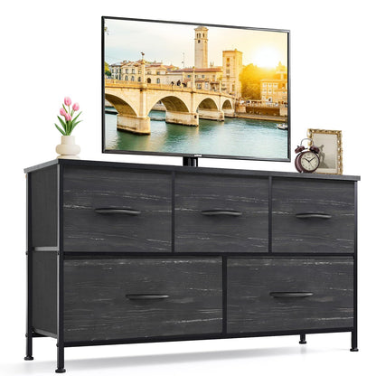 SageNest Dresser for Bedroom, Anti-Tip Tall Storage Organizer